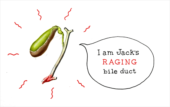 Jack's raging bile duct